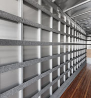 Carpet Covered Wood Slats