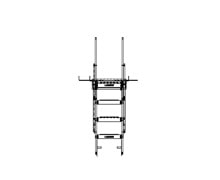 Rear Sliding Ladder Step with Handrails (4 Steps)