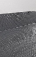 Steel Diamond Plate w/ Epoxy Floor Coating