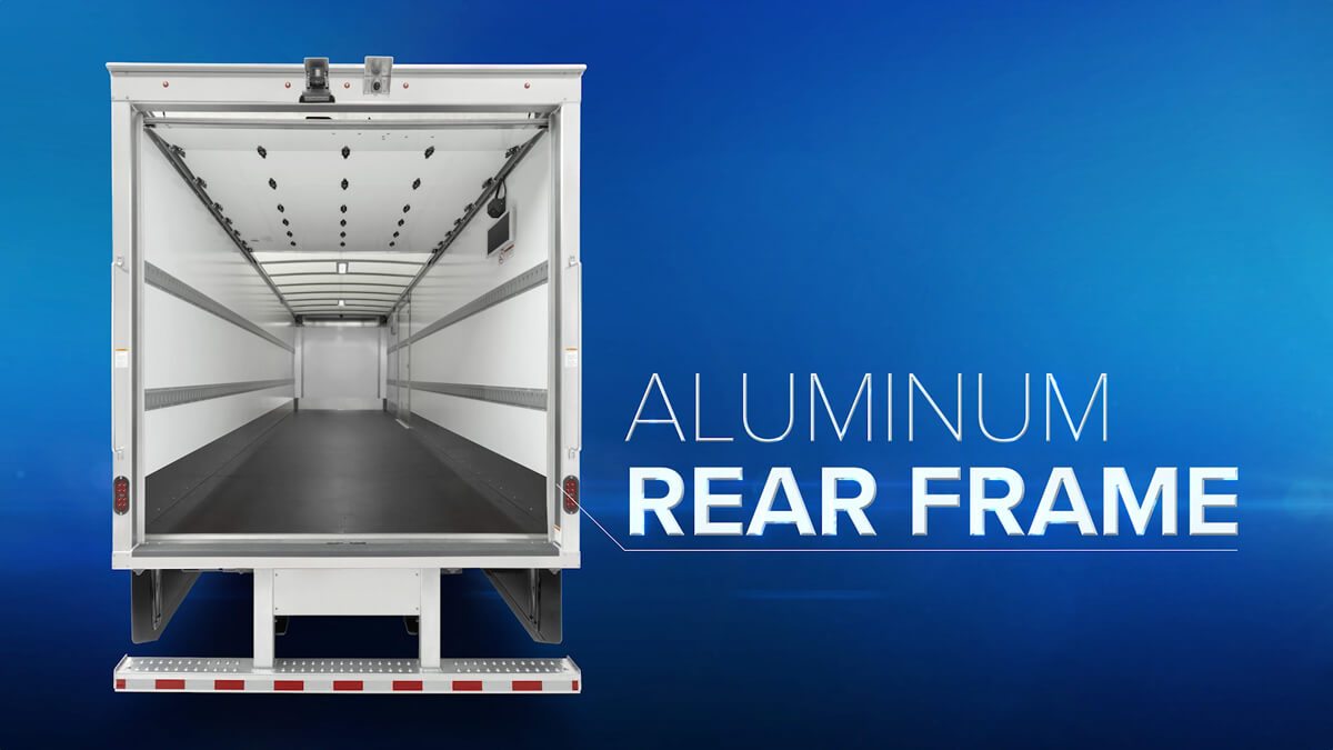 Aluminmum rear truck body frame