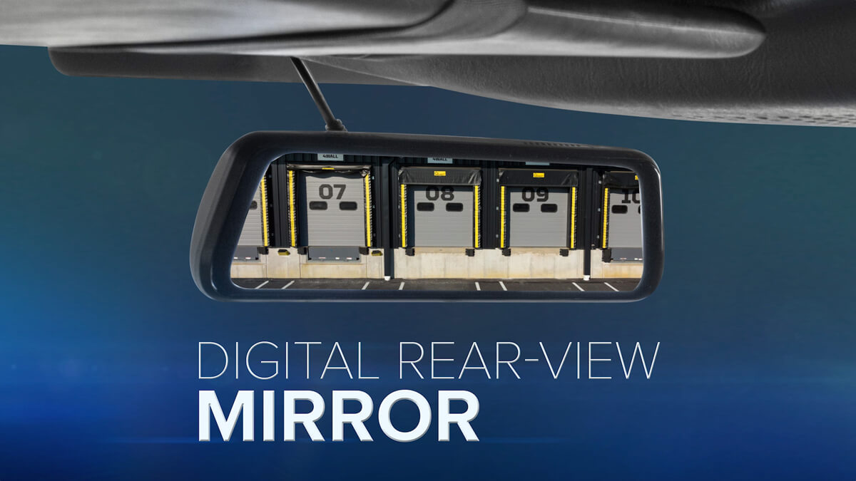 digital rear view mirror when backing up