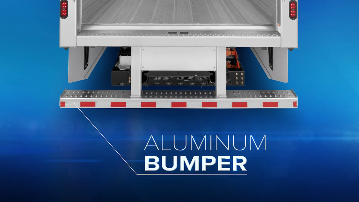 view of aluminum bumper