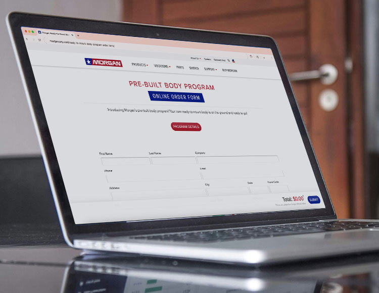 Pre-Built Body Program online form image