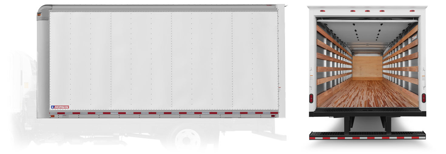 Morgan Dry Freight aluminum wall construction